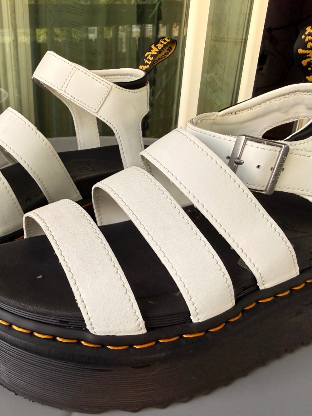 Dr Martens Blaire Quad White Size 9
